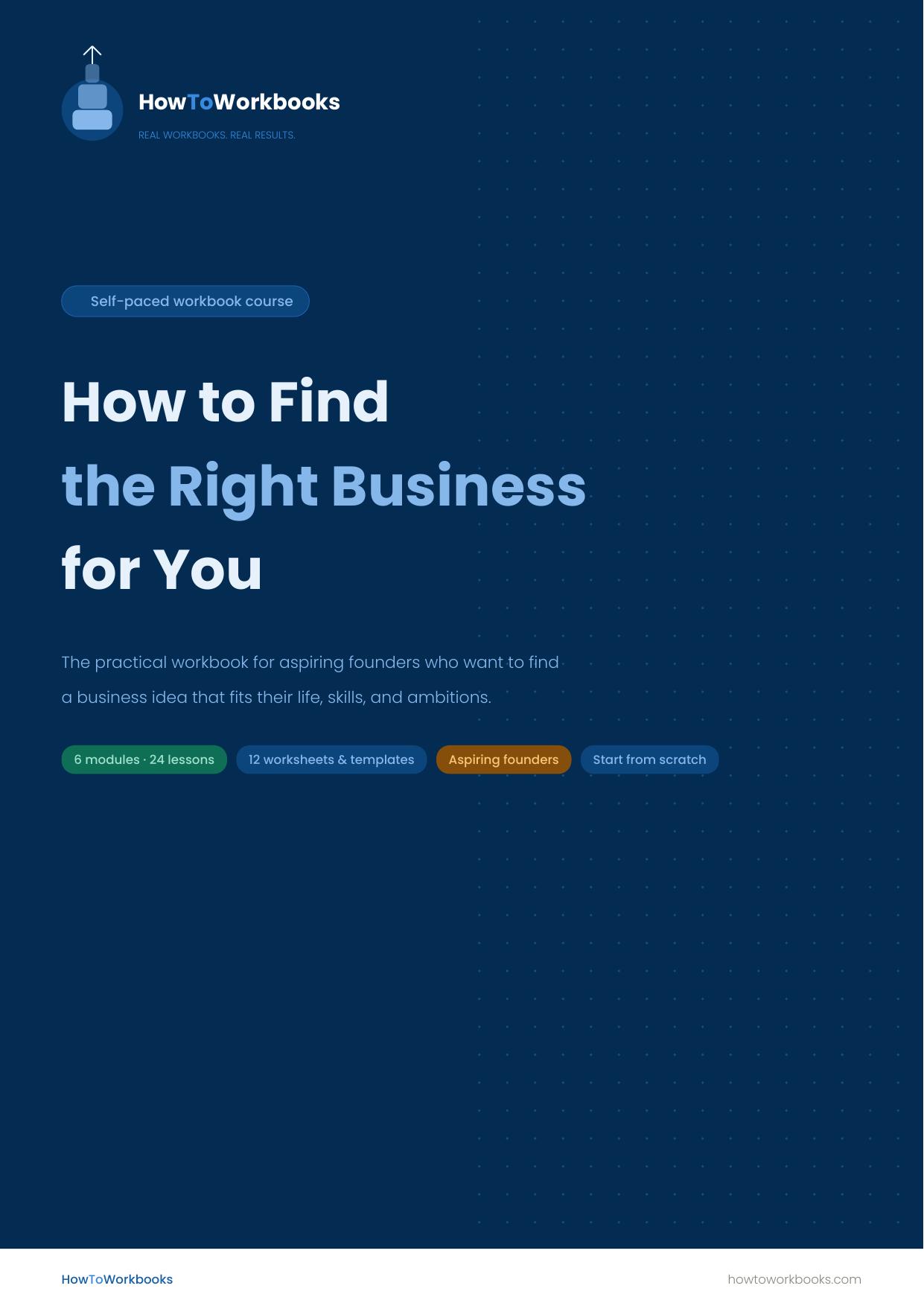 How to Find the Right Business for You — workbook cover